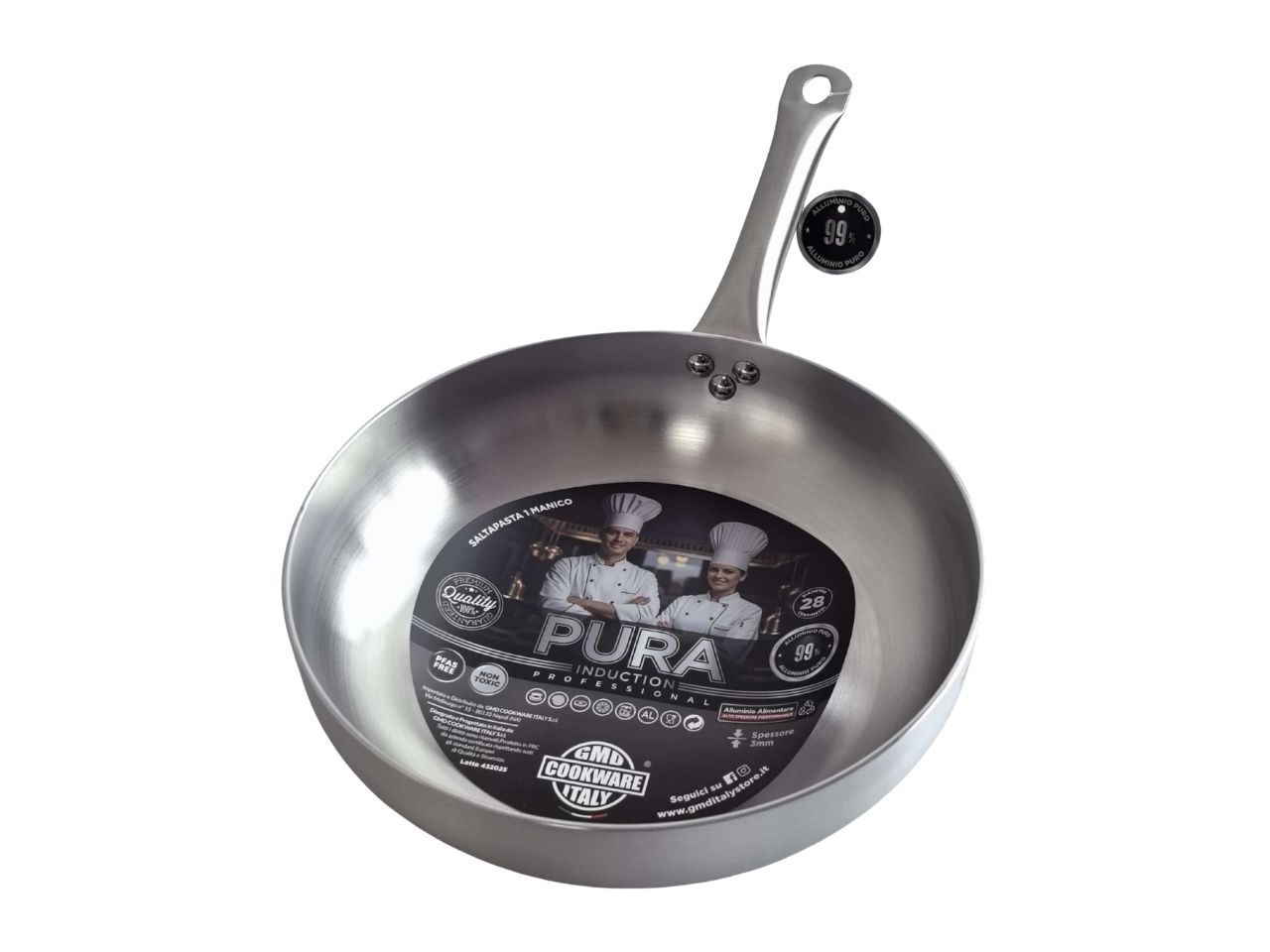 PURA INDUCTION-SALTAPASTA 1M 28CM 3mm PUINSP128 PURA INDUCTION-SALTAPASTA 1M 28CM 3mm PUINSP128