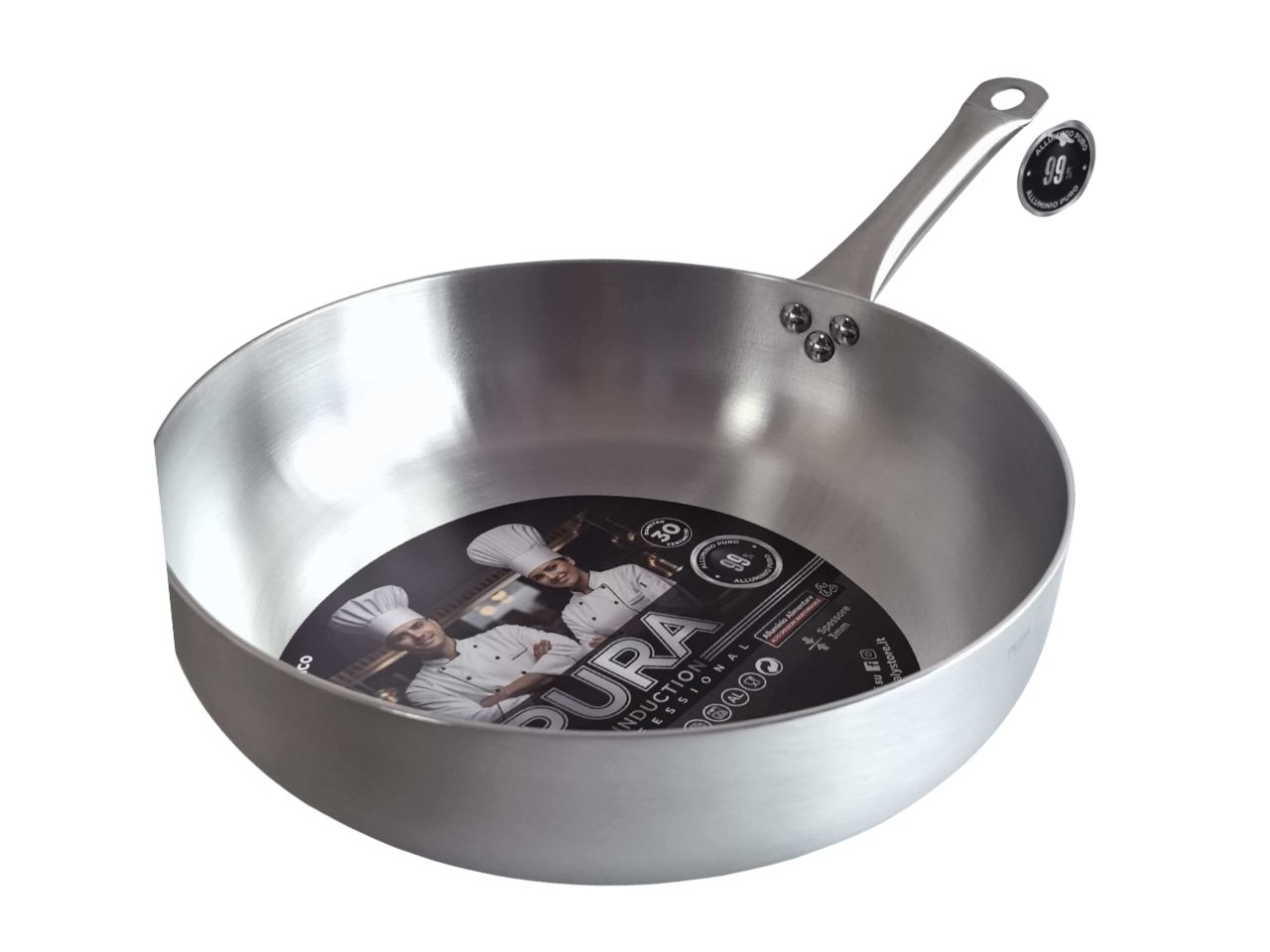 PURA INDUCTION-SALTAPASTA 1M 30CM 3mm PUINSP130 PURA INDUCTION-SALTAPASTA 1M 30CM 3mm PUINSP130