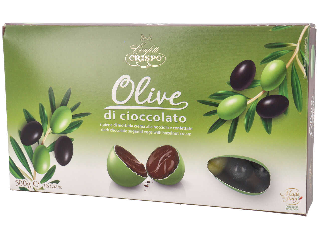 OLIVE DI CIOCCOLATO VERDI/NERE 500GR 010348086