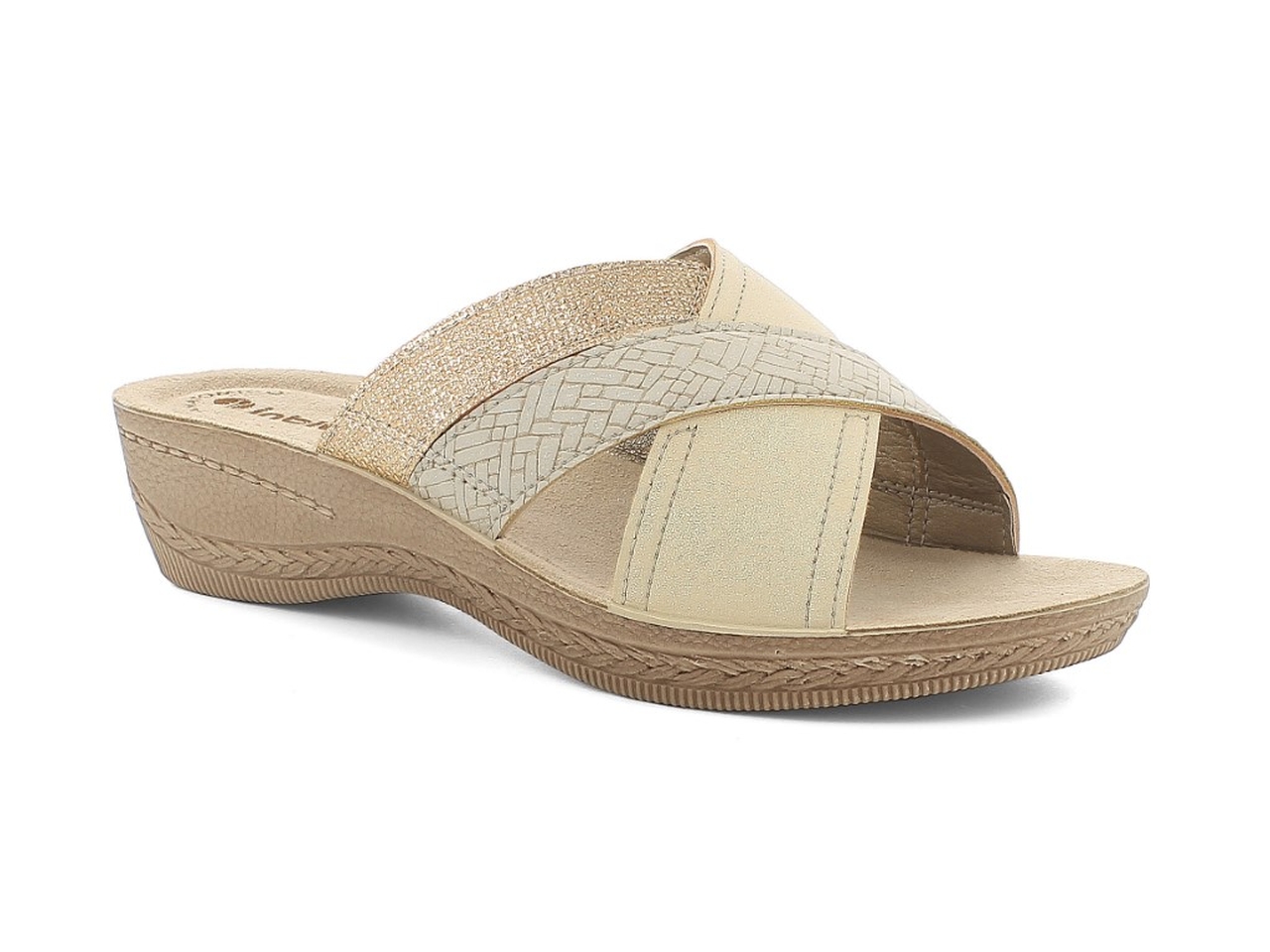 INBLU CIABATTA DONNA SABBIA TG.38 DL000001-026-38