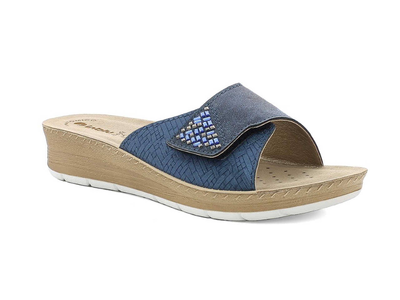 INBLU CIABATTA DONNA BLU TG.41 FC000064-004-41 INBLU CIABATTA DONNA BLU TG.41 FC000064-004-41