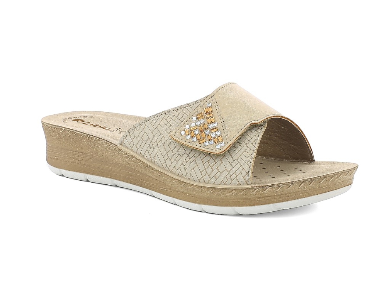 INBLU CIABATTA DONNA SABBIA TG.40 FC000064-026-40