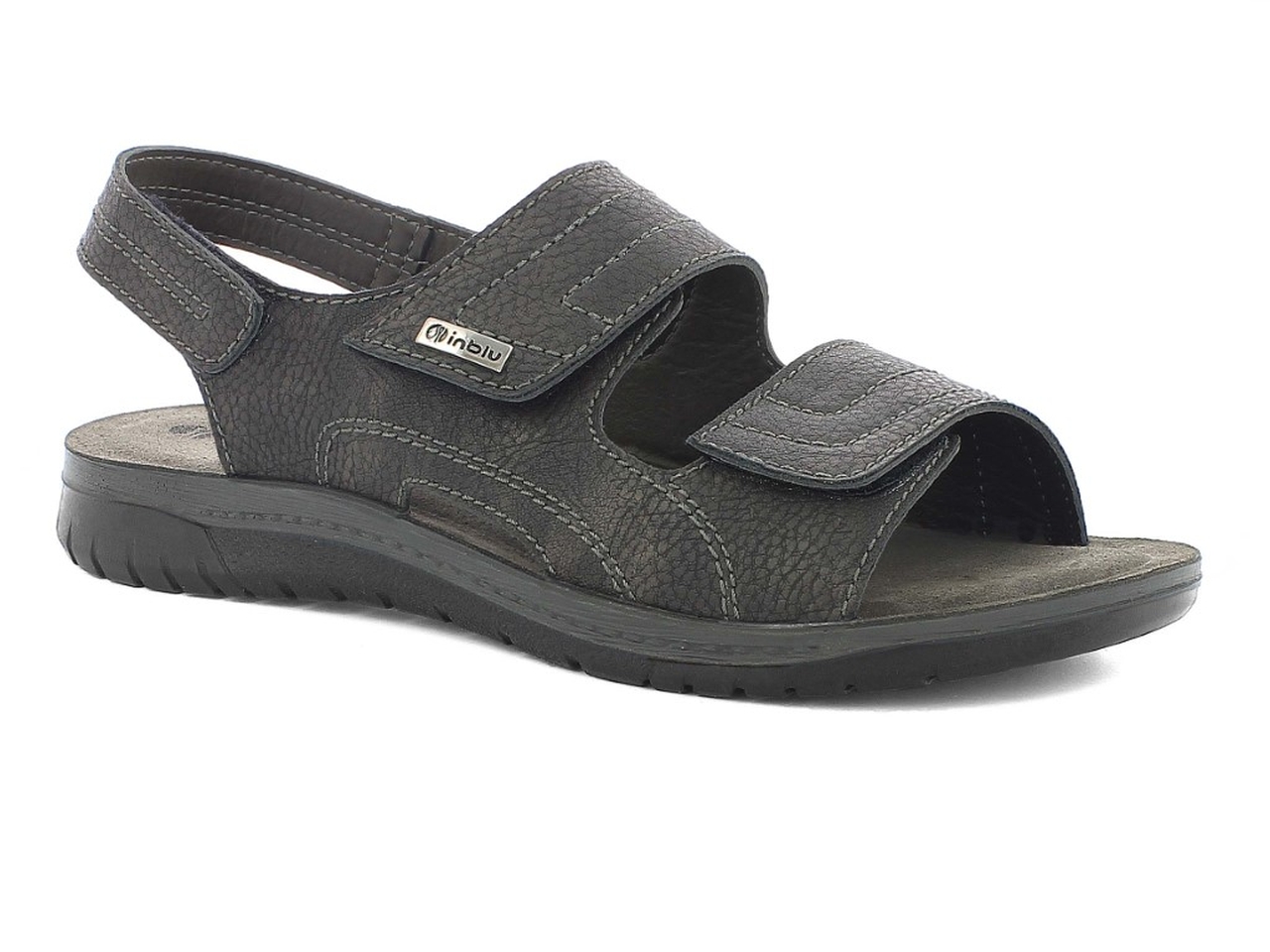 INBLU SANDALI UOMO NERO TG.44 ID000021-014-44
