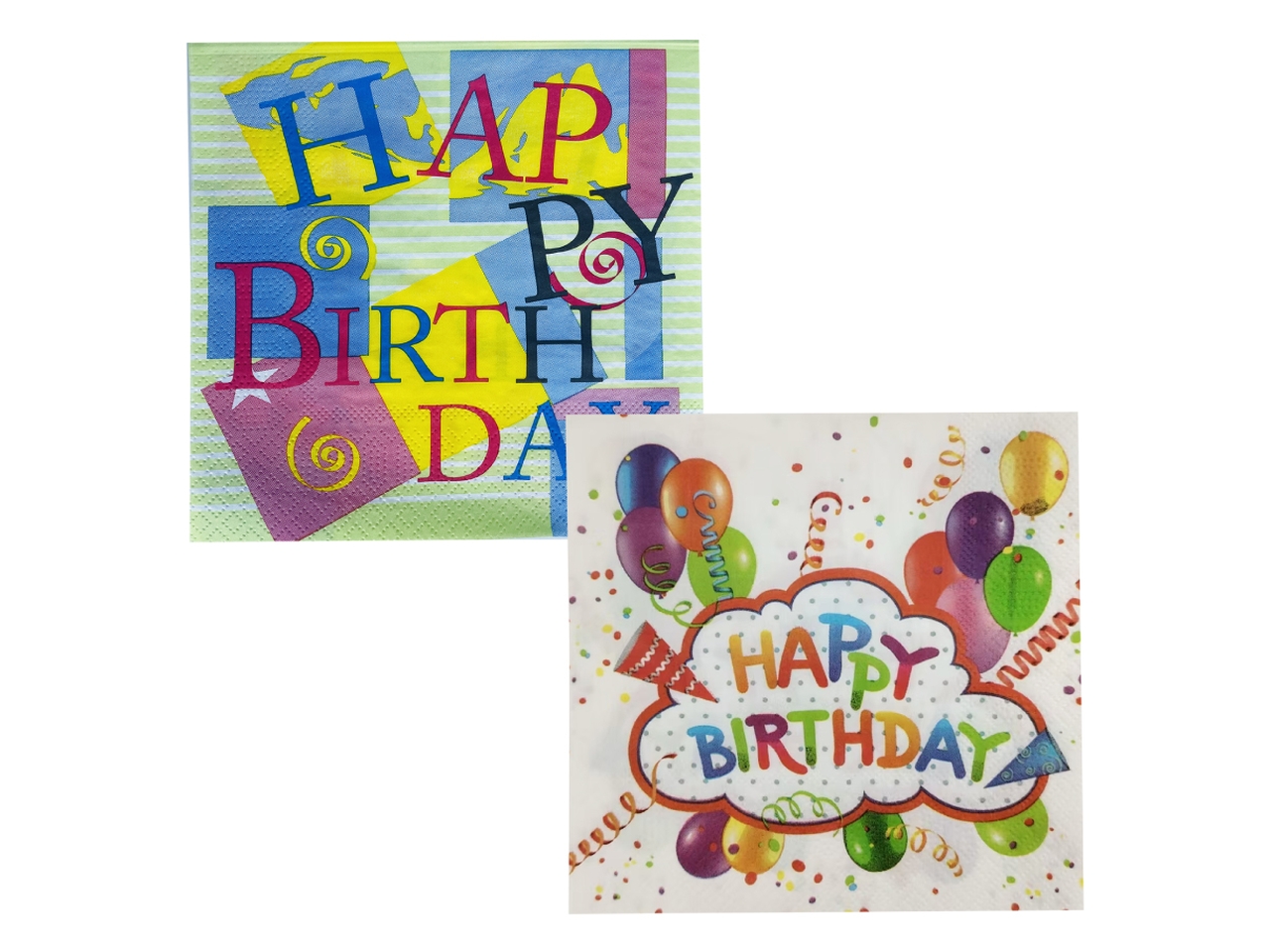 TOVAGLIOLI HAPPY BIRTHDAY 33X33CM TOV7041A TOVAGLIOLI HAPPY BIRTHDAY 33X33CM TOV7041A