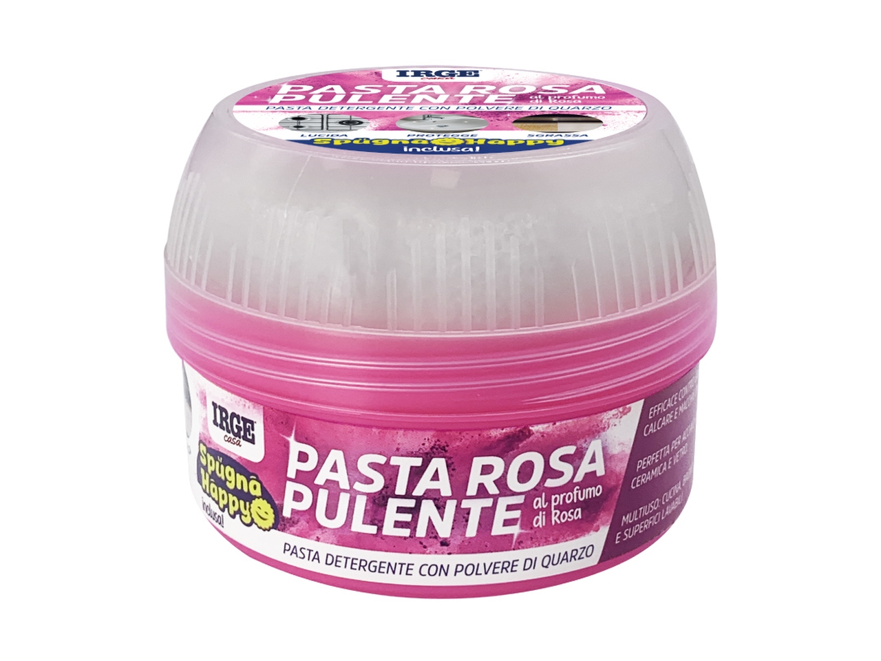 PASTA PULENTE ROSA 500GR + SPUGNA PUL7570A