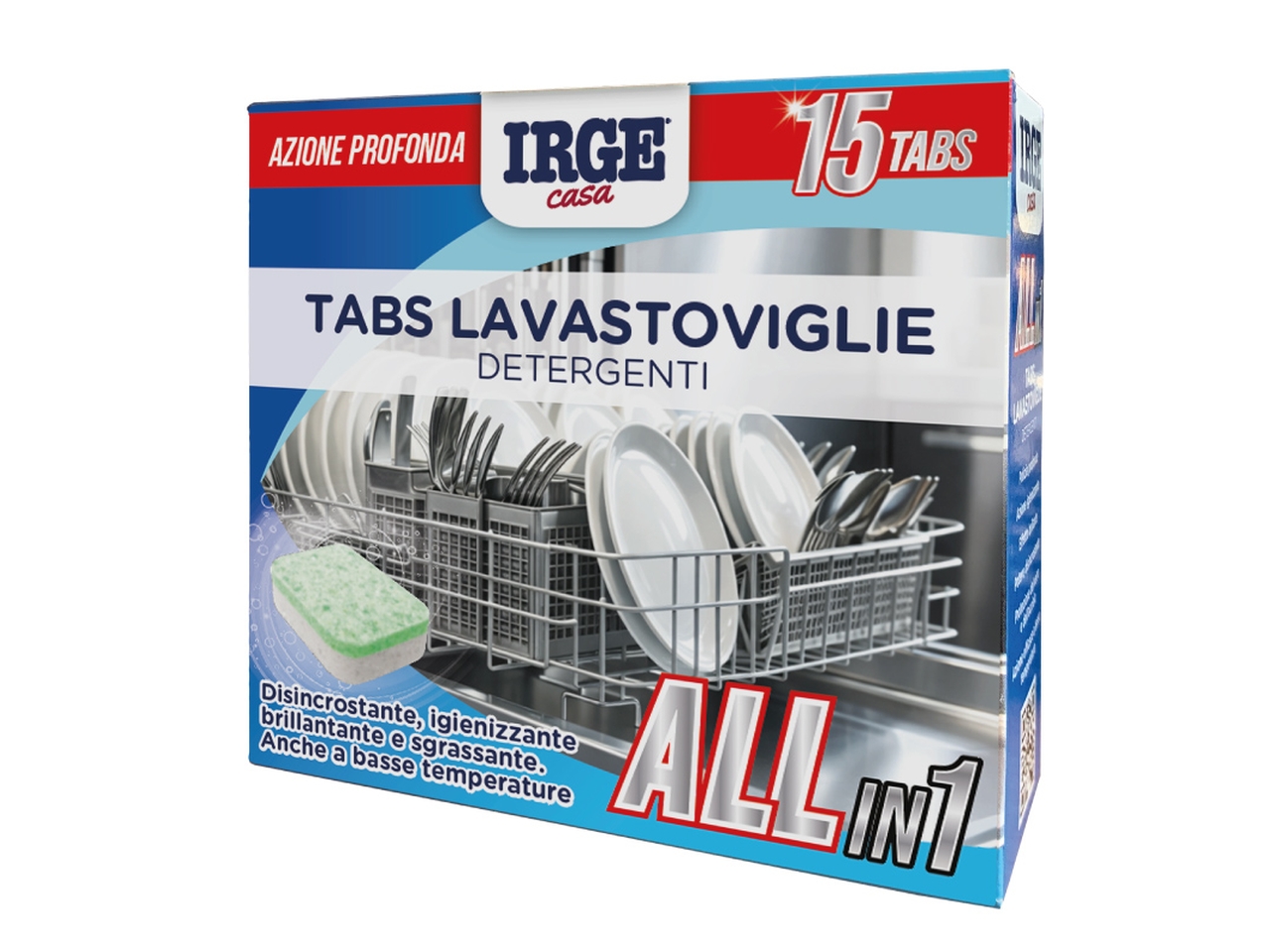 IRGE DEO TABS LAVASTOVIGLIE 15 TABS ALL IN 1 DET36