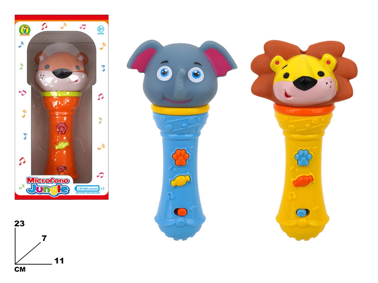 MICROFONO JUNGLE MONDO BIMBI