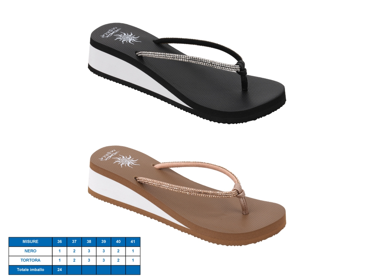 CIABATTA DONNA PALINURO TG 36-41 IN 2 ASS.