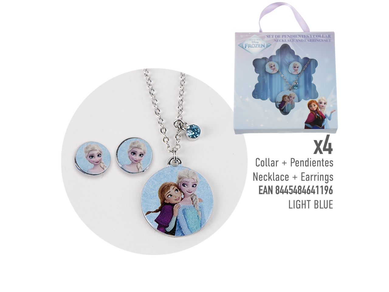 FROZEN COLLANA+PENDENTE+ORECCHI. BLU 2500003783 LB FROZEN COLLANA+PENDENTE+ORECCHI. BLU 2500003783 LB
