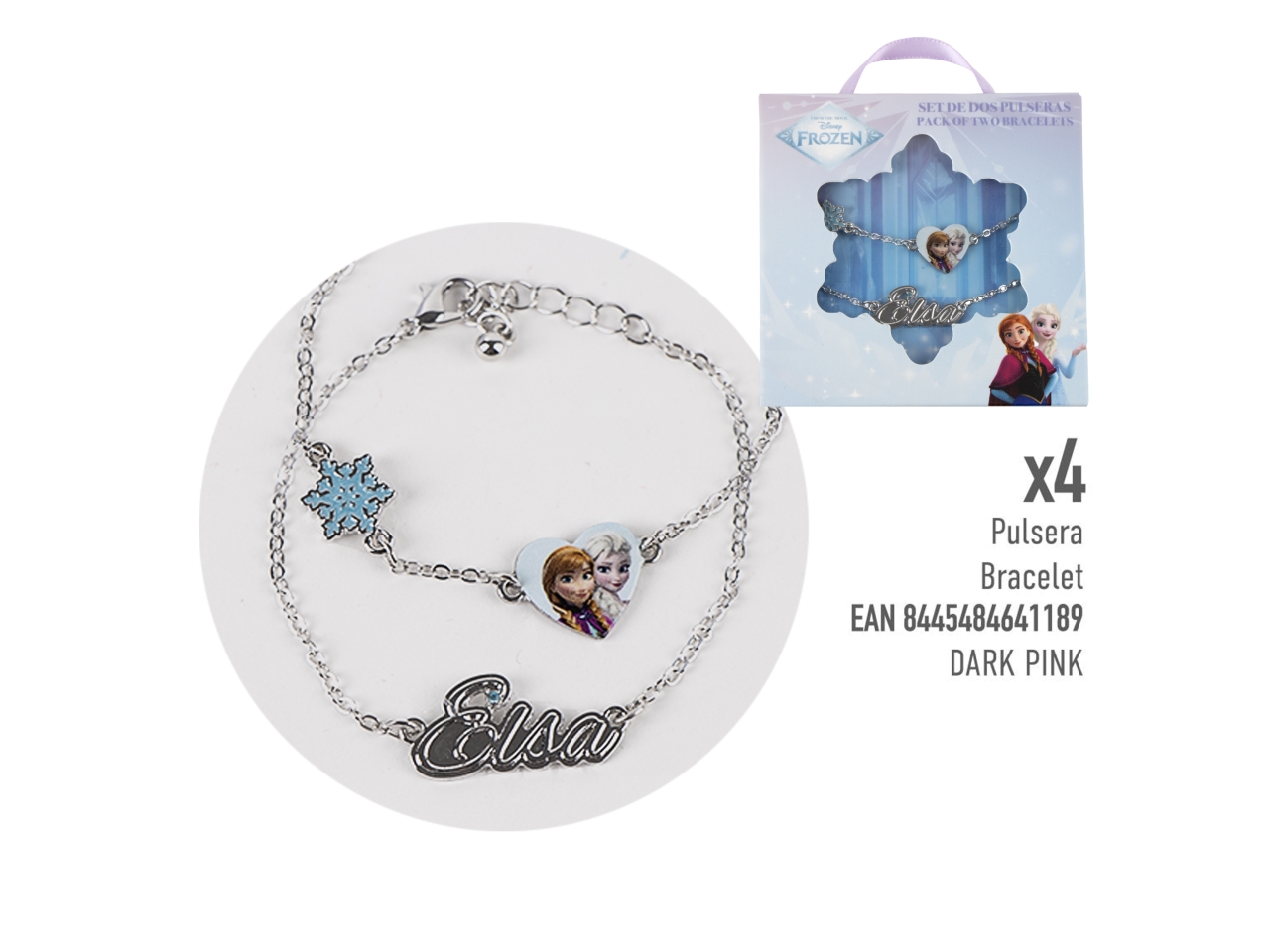 FROZEN BRACCIALETTO ROSA SCURO 2500003783 DP FROZEN BRACCIALETTO ROSA SCURO 2500003783 DP