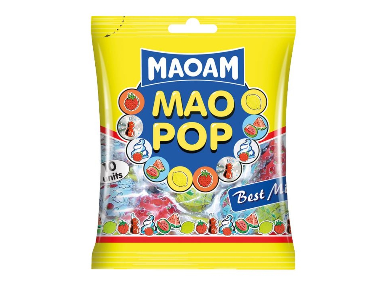 HARIBO MAOPOP BEST MIX 130GR M6000