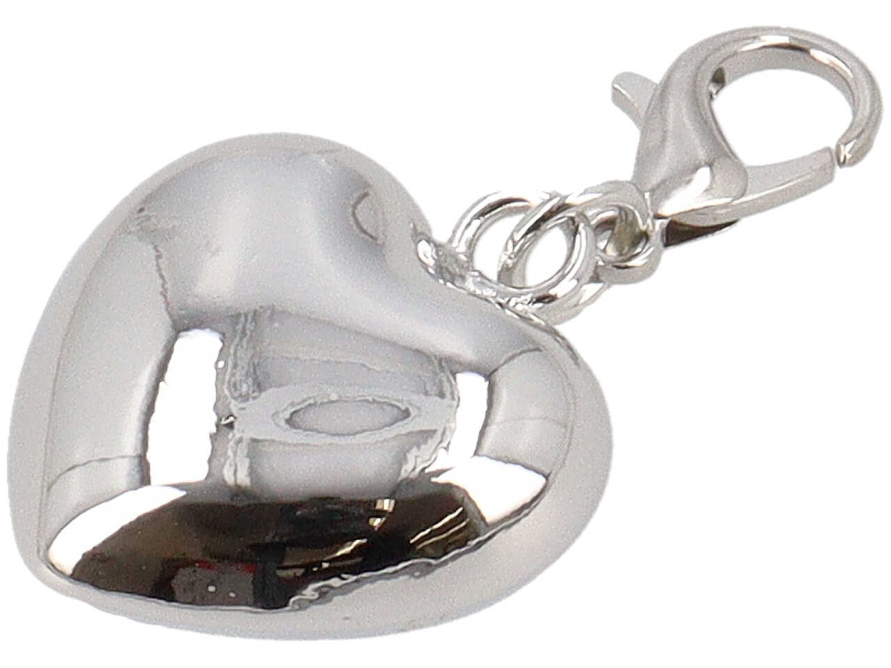 CIONDOLO CUORE BOMBATO ARGENTO FG6011