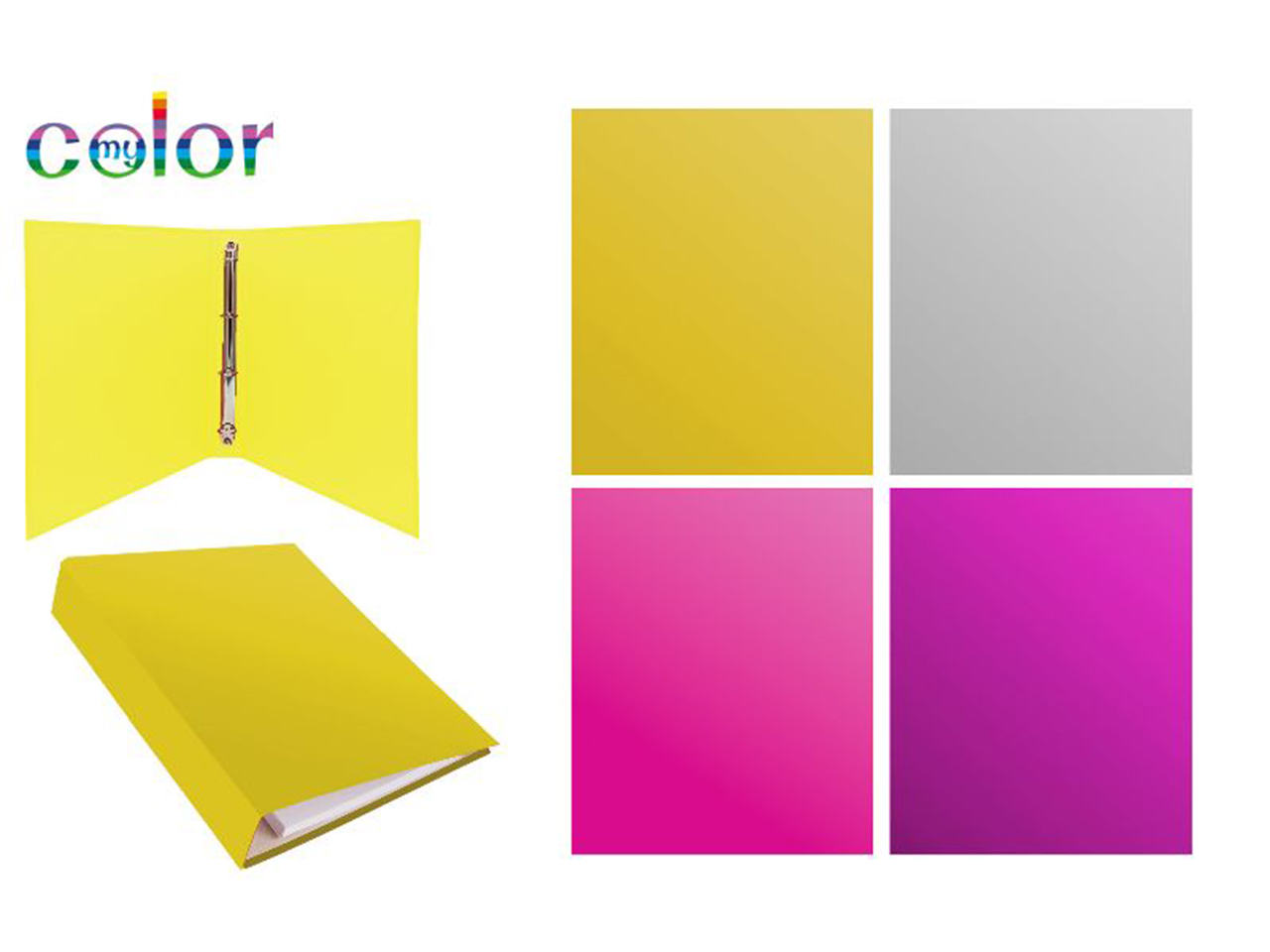 RACCOGLITORE CON 4 ANELLI METAL ASSORTITO