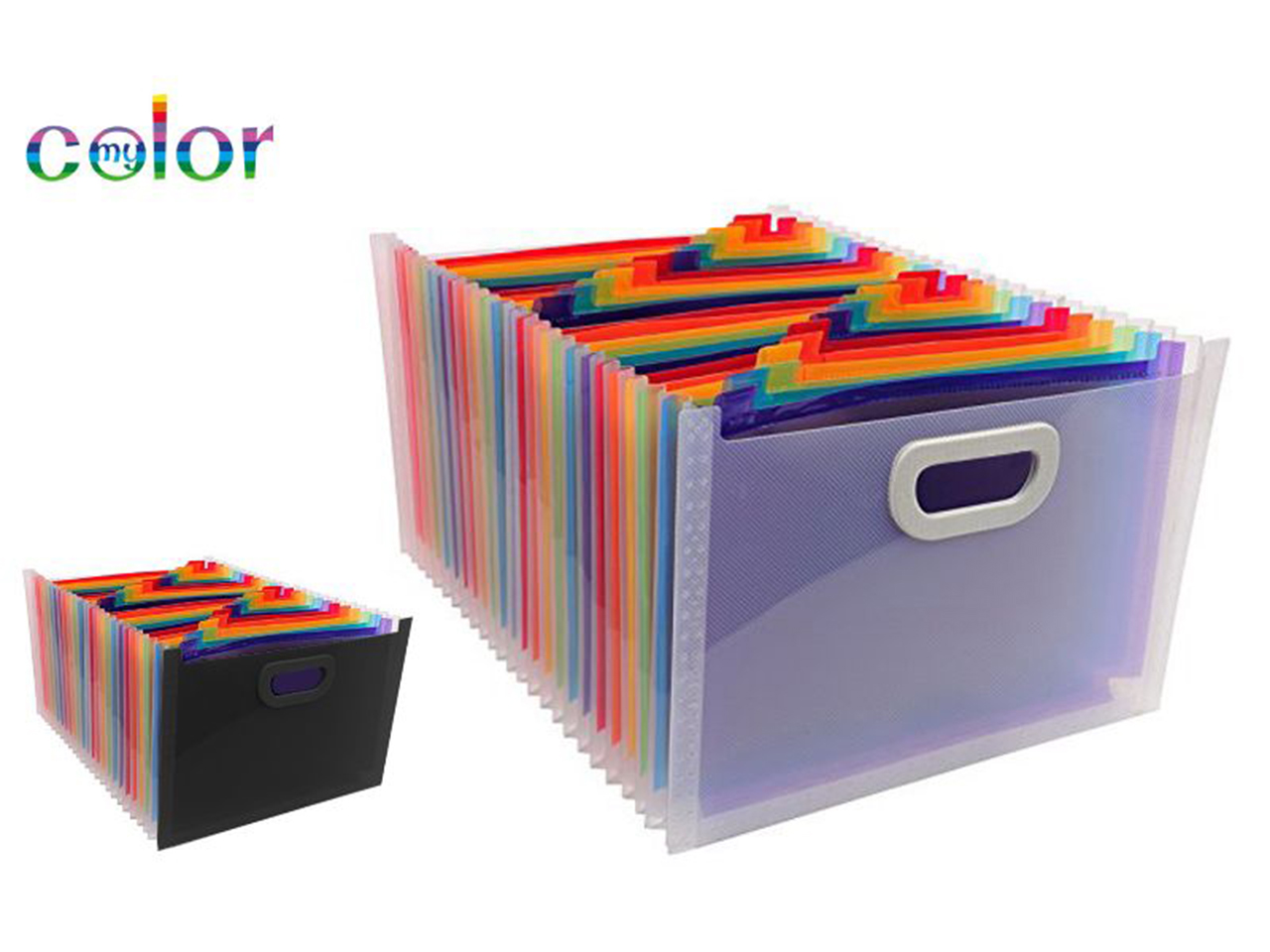 TASCA PORTADOCUMENTI CON 24 TASCHE 24X33CM ASS.