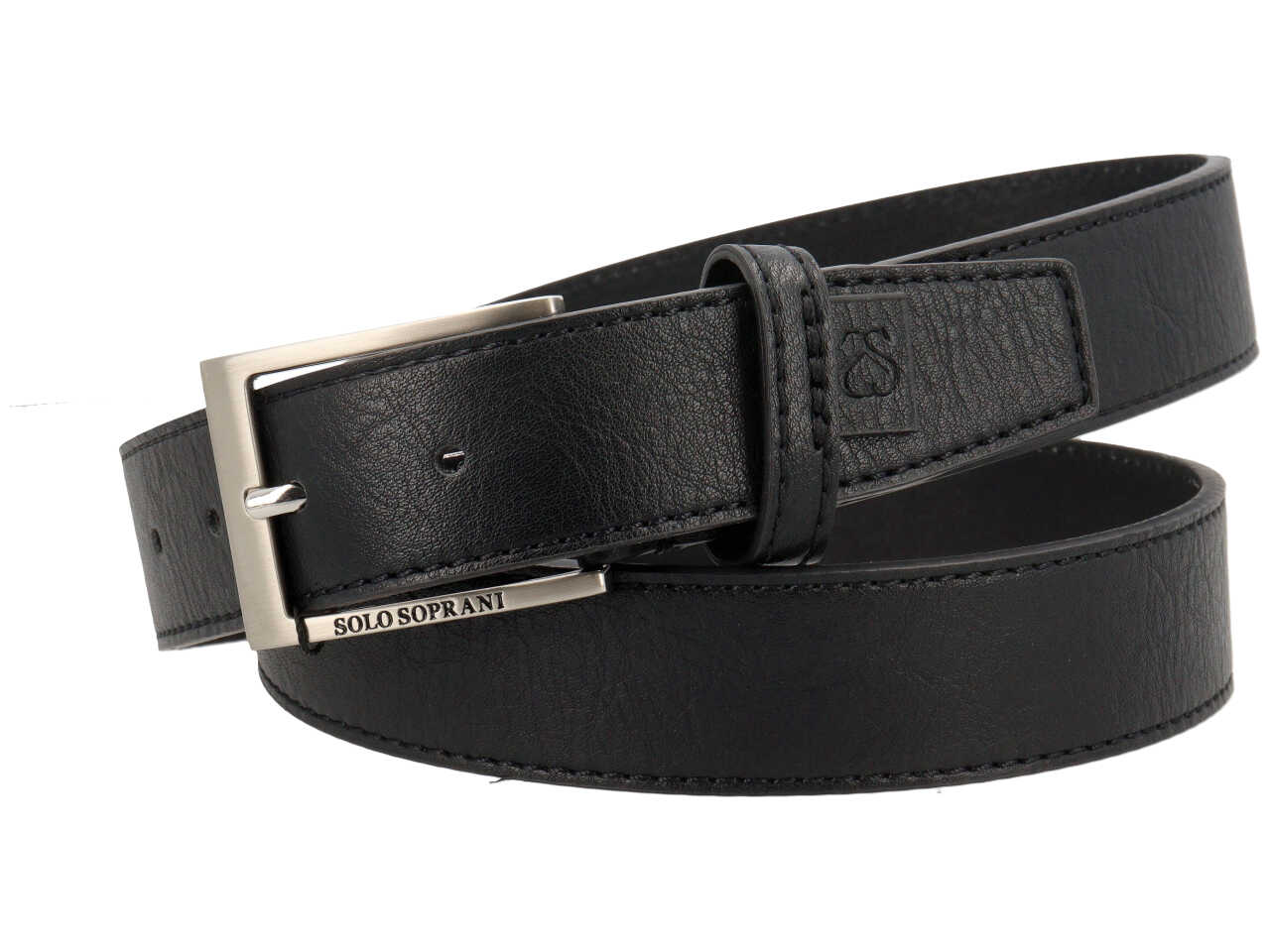 SOLO SOPRANI CINTURA UOMO PELLE NER.C235261C523000