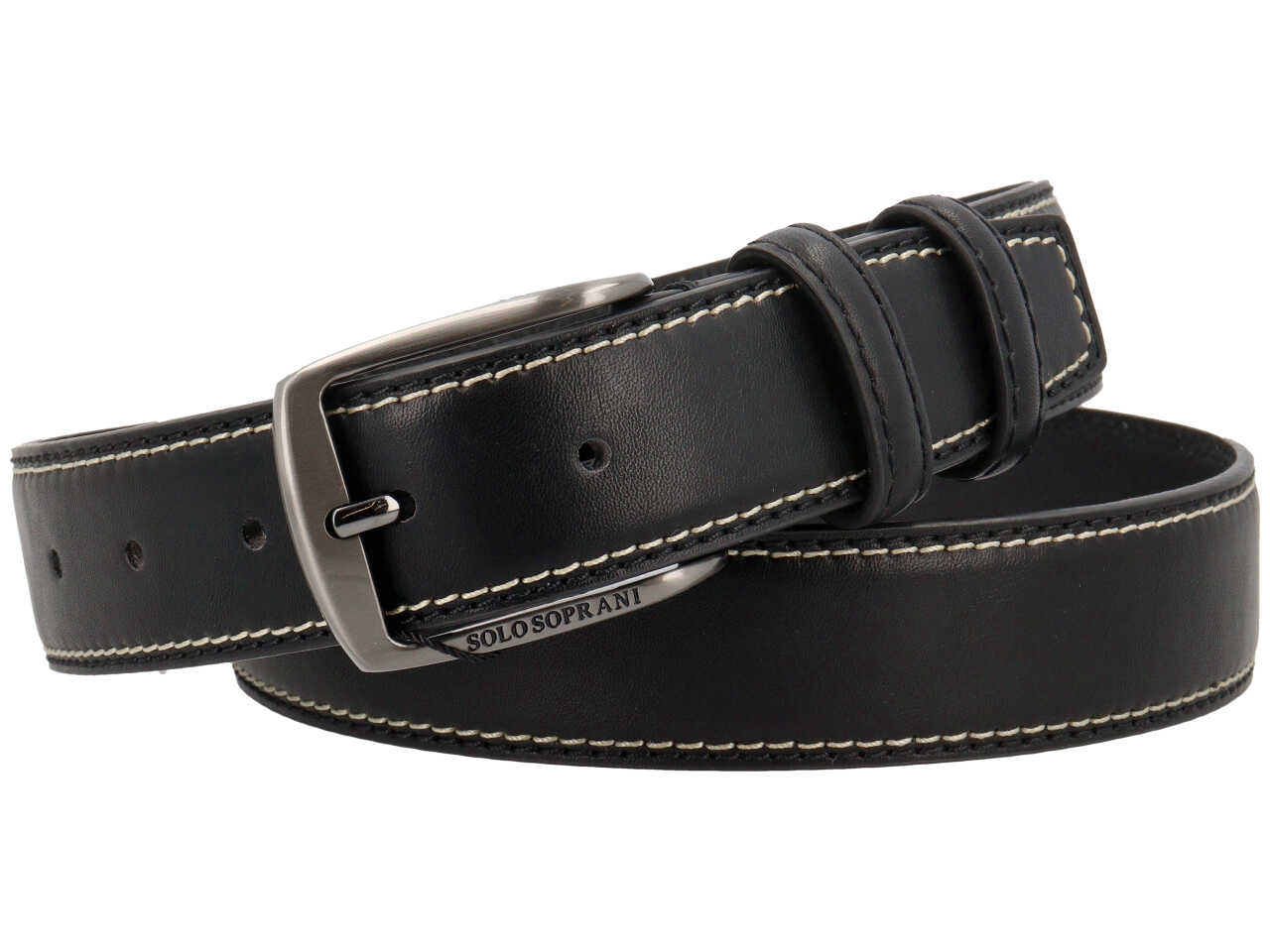 SOLO SOPRANI CINTURA UOMO PELLE NER.C235261C529000