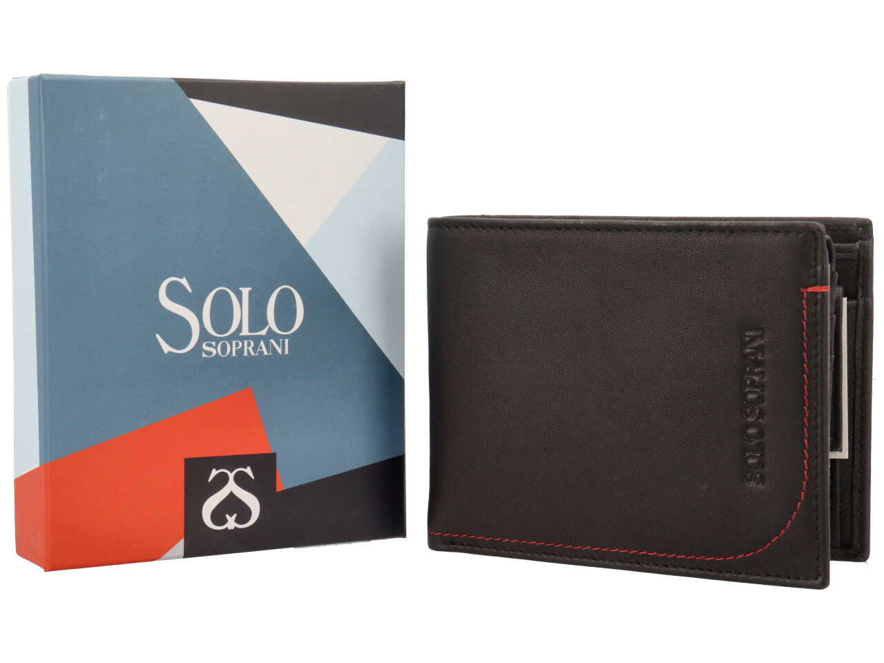 SOLO SOPRANI PORTAFOGLIO UOMO NERO K35425P029NER