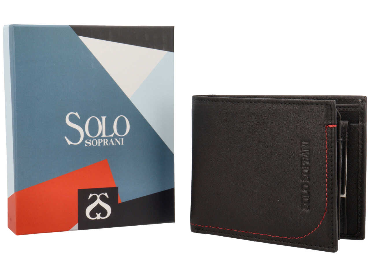 SOLO SOPRANI PORTAFOGLIO UOMO NERO K35425P030NER
