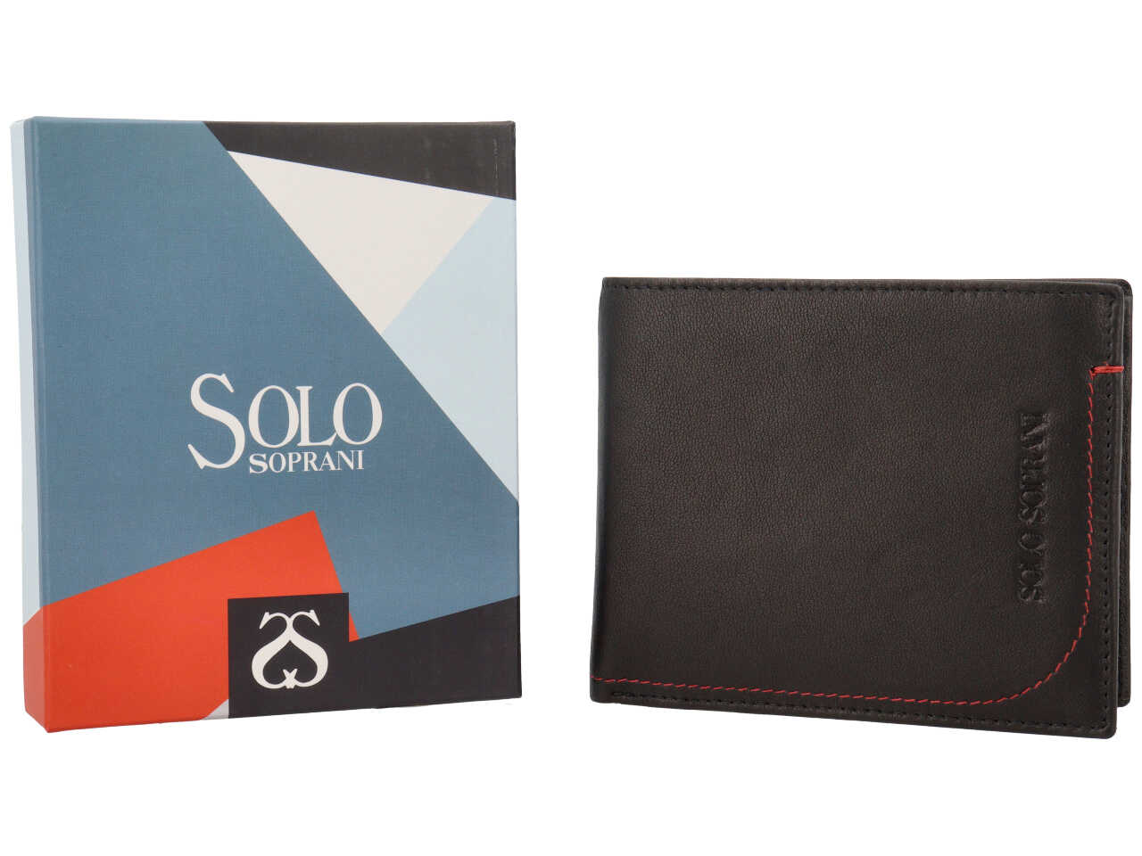 SOLO SOPRANI PORTAFOGLIO UOMO NERO K35425P053NER