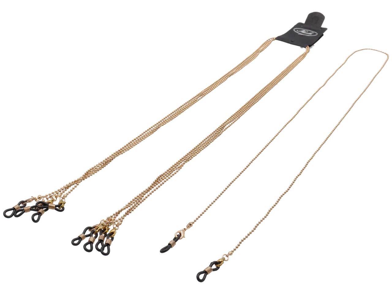 LACCI PER OCCHIALI A PALLINI ORO SET DA 5 LACCI LACCI PER OCCHIALI A PALLINI ORO SET DA 5 LACCI