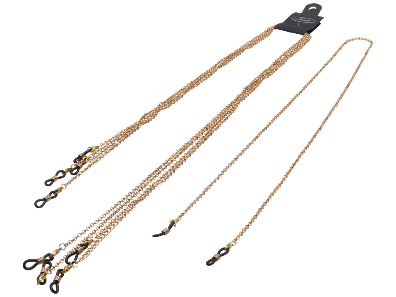 LACCI PER OCCHIALI A CATENA ORO SET DA 5 LACCI LACCI PER OCCHIALI A CATENA ORO SET DA 5 LACCI