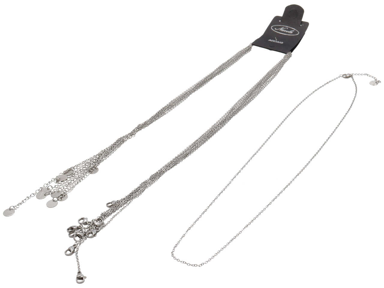 COLLANE ACCIAIO 60CM SET DA 10 COLLANE COLLANE ACCIAIO 60CM SET DA 10 COLLANE