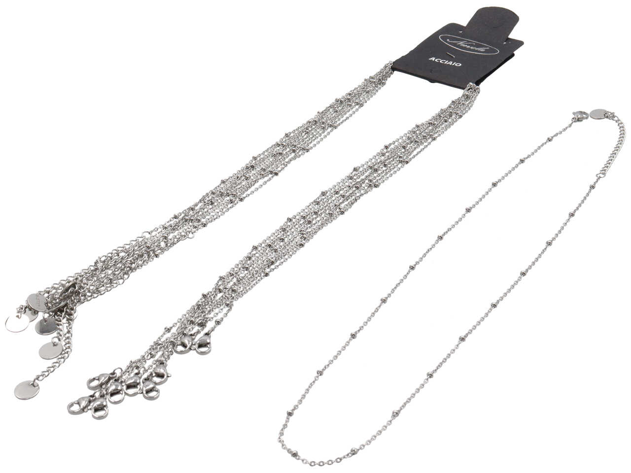 COLLANE CON SFERETTE 40CM SET DA 10 COLLANE COLLANE CON SFERETTE 40CM SET DA 10 COLLANE