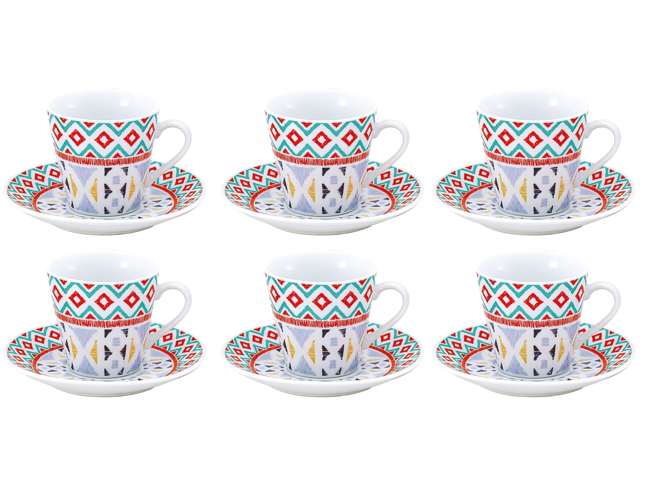 GRACE2 SET CAFFE’ CON PIATTO SET DA 6 TAZZE 25553 GRACE2 SET CAFFE’ CON PIATTO SET DA 6 TAZZE 25553