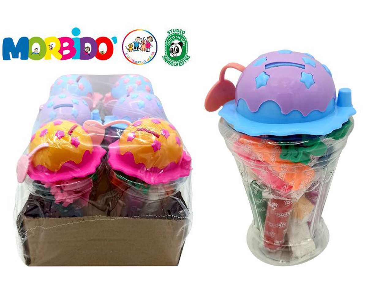 PLASTILINA GELATO 17CM 15PZ PLASTILINA GELATO 17CM 15PZ