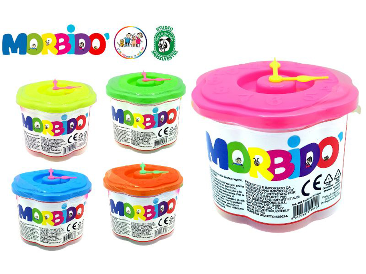 PLASTILINA OROLOGIO 14PZ