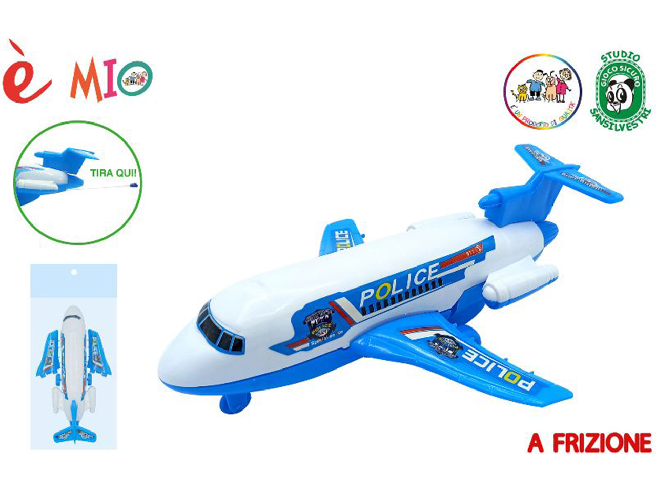 AEROPLANINO 25X20CM A FRIZIONE