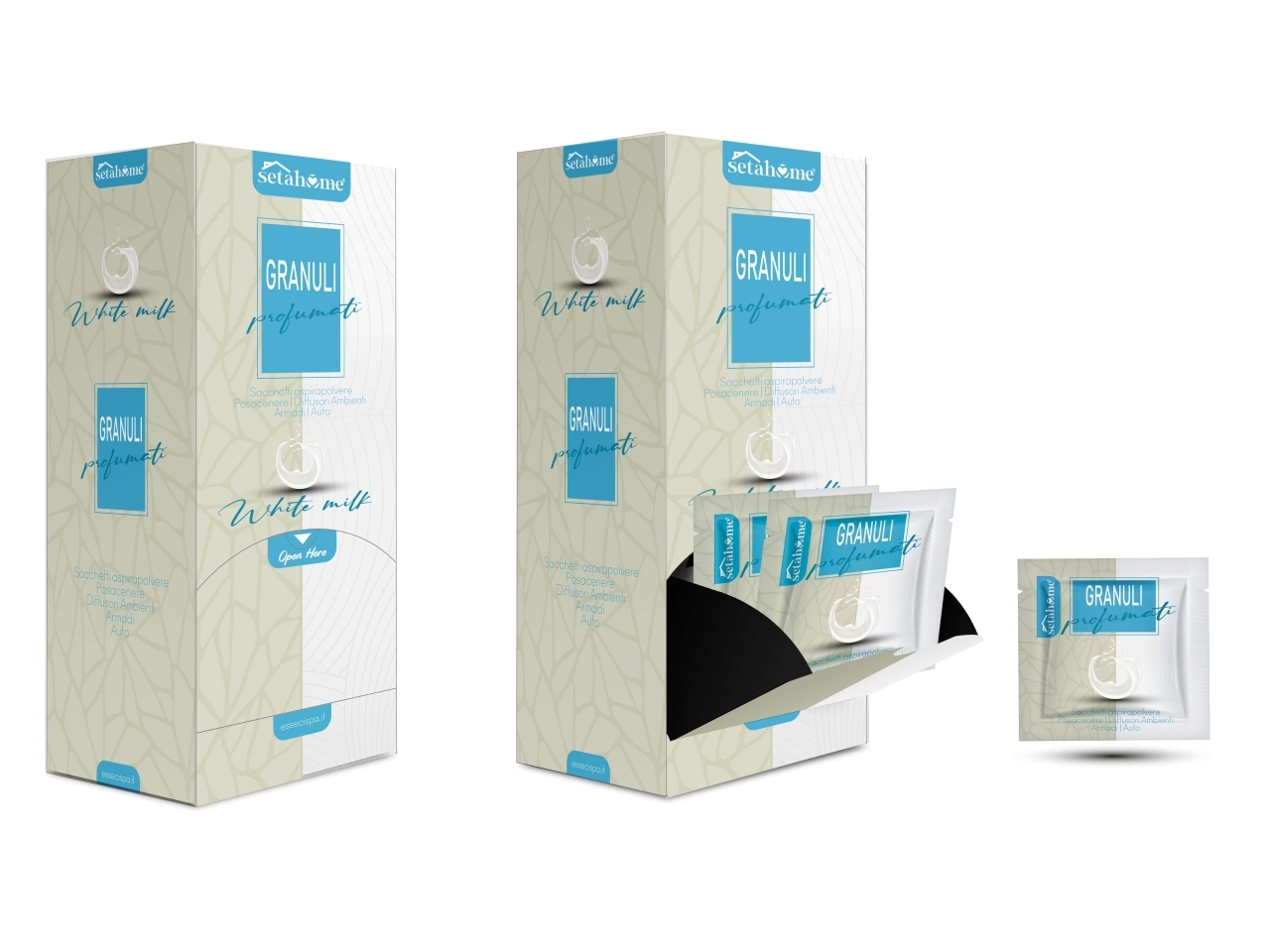 GRANULI PROFUMATI 35G WHITE MILK 62428