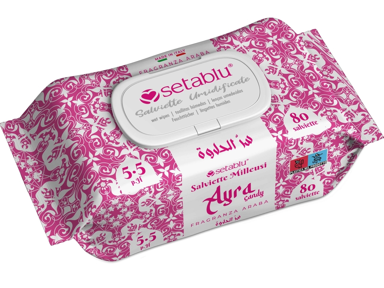 SALVIETTE MILLEUSI FRAGRANZA ARABA SET 80PZ 62648