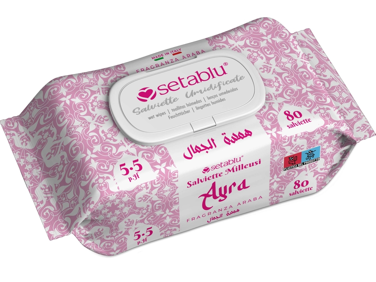 SALVIETTE MILLEUSI FRAGRANZA ARABA SET 80PZ 62647