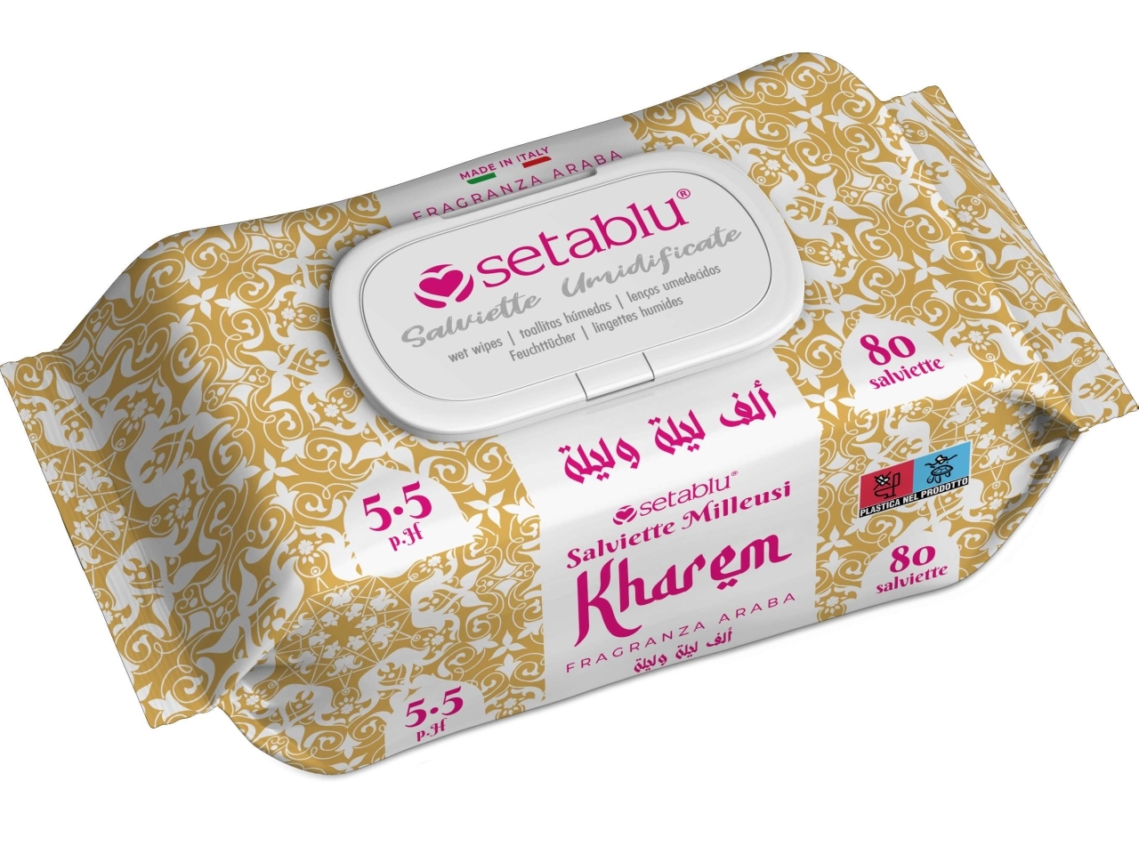 SALVIETTE MILLEUSI FRAGRANZA ARABA SET 80PZ 62370