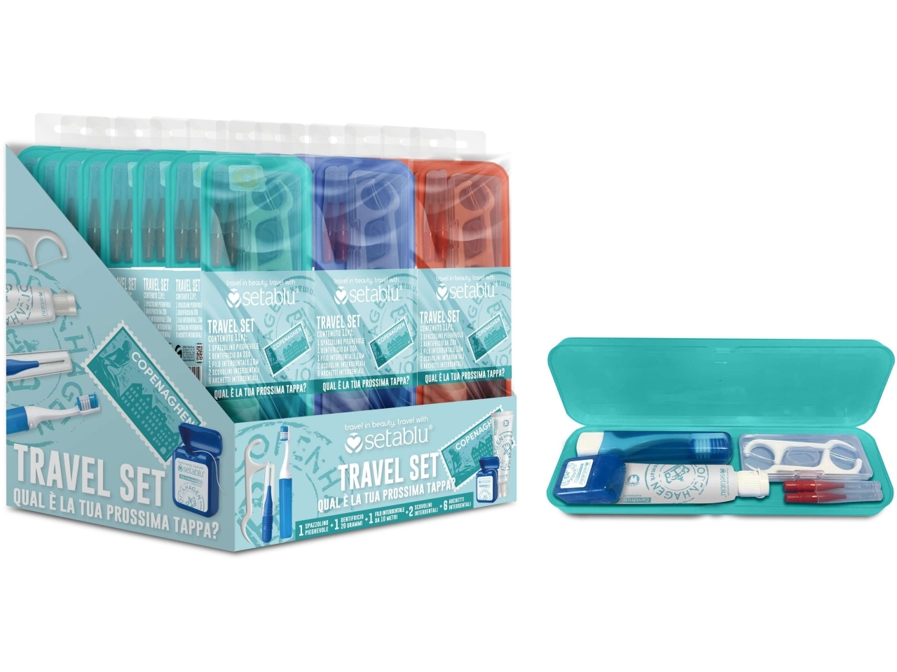 SET TRAVEL SPAZZOLINO DENTIFRICIO 62160