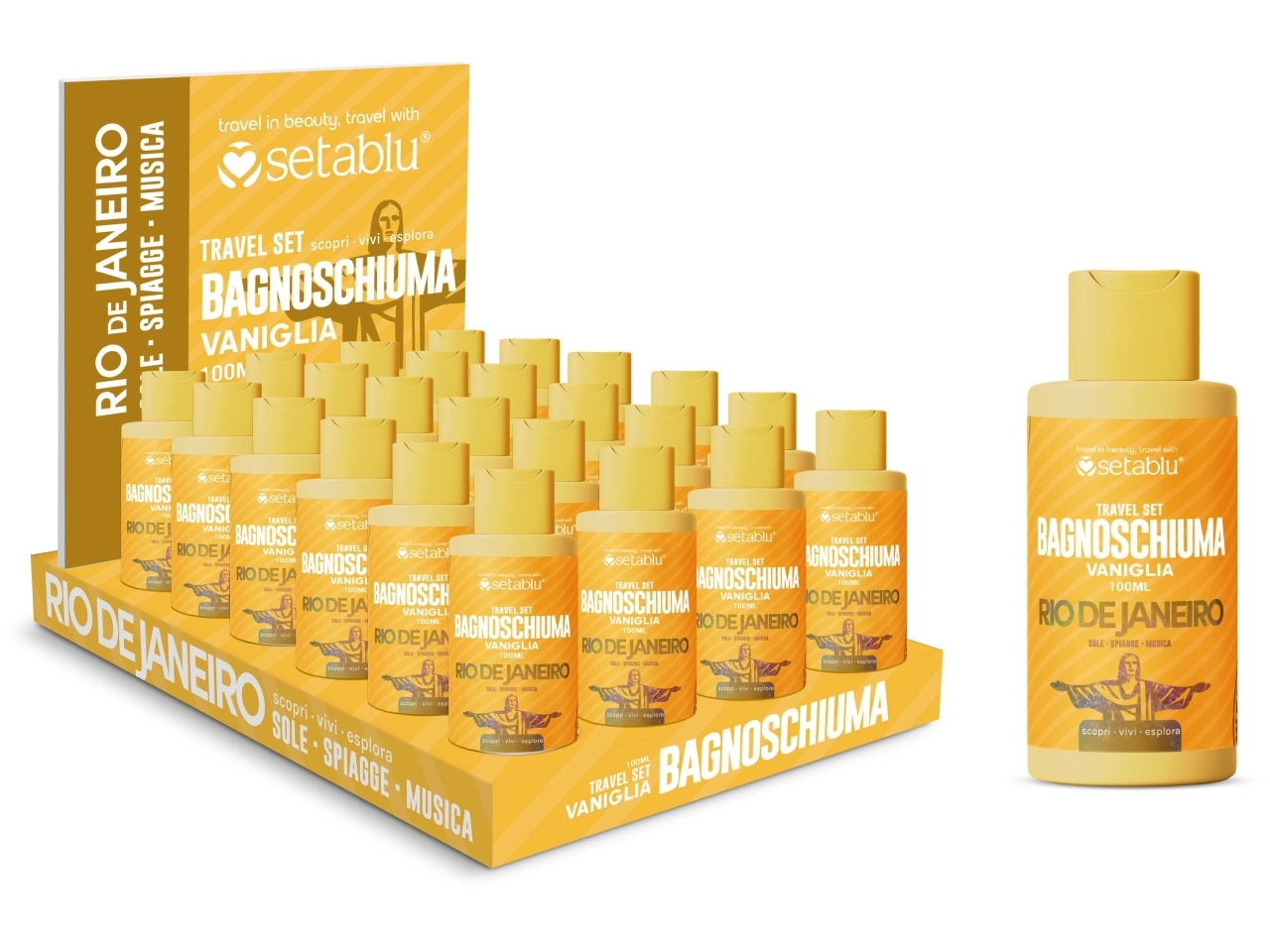BAGNOSCHIUMA 100ML VANIGLIA LINEA TRAVEL 62652