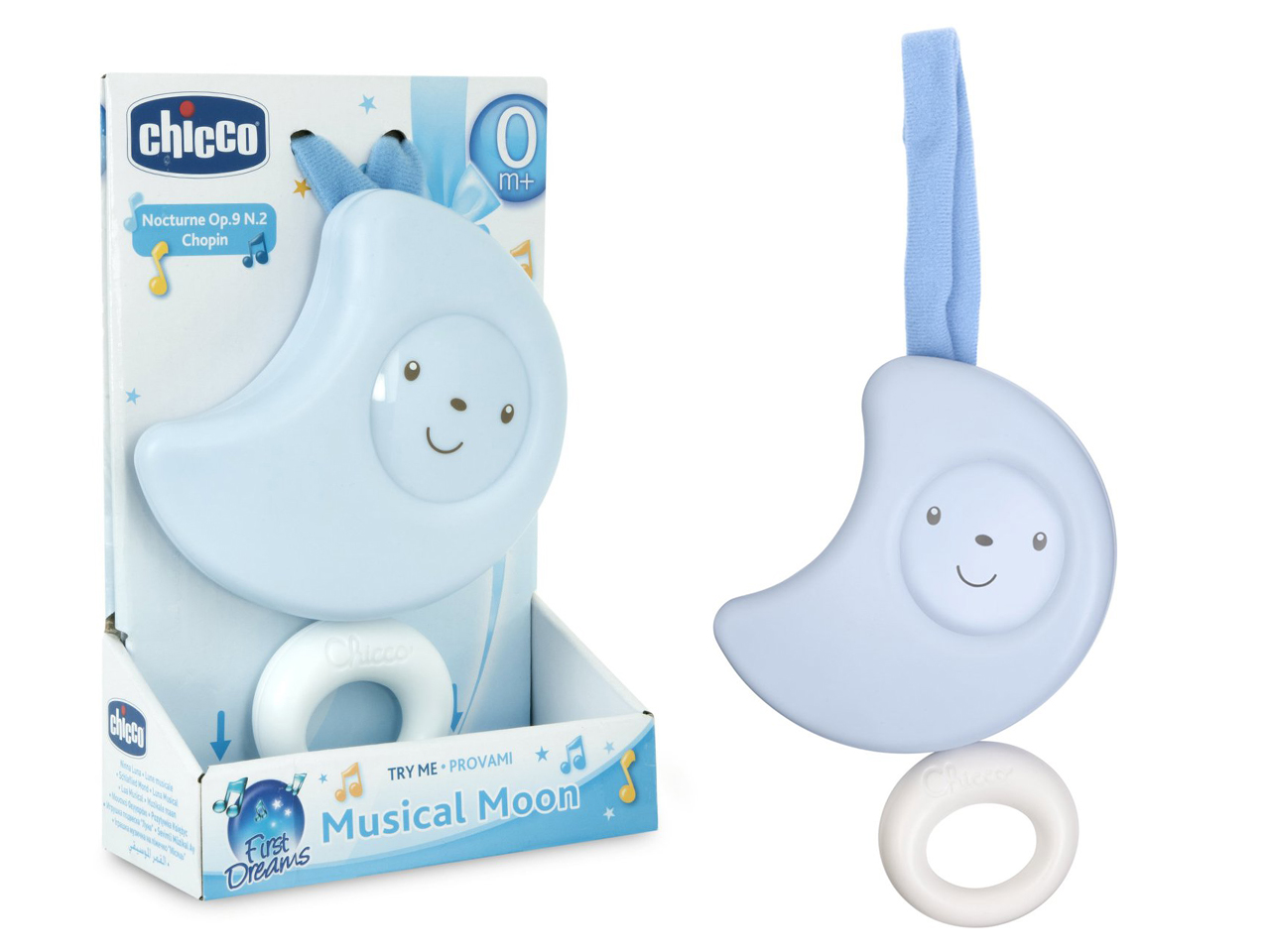 CHICCO GIOCO CARILLON LUNA BLU 00001192200000 CHICCO GIOCO CARILLON LUNA BLU 00001192200000