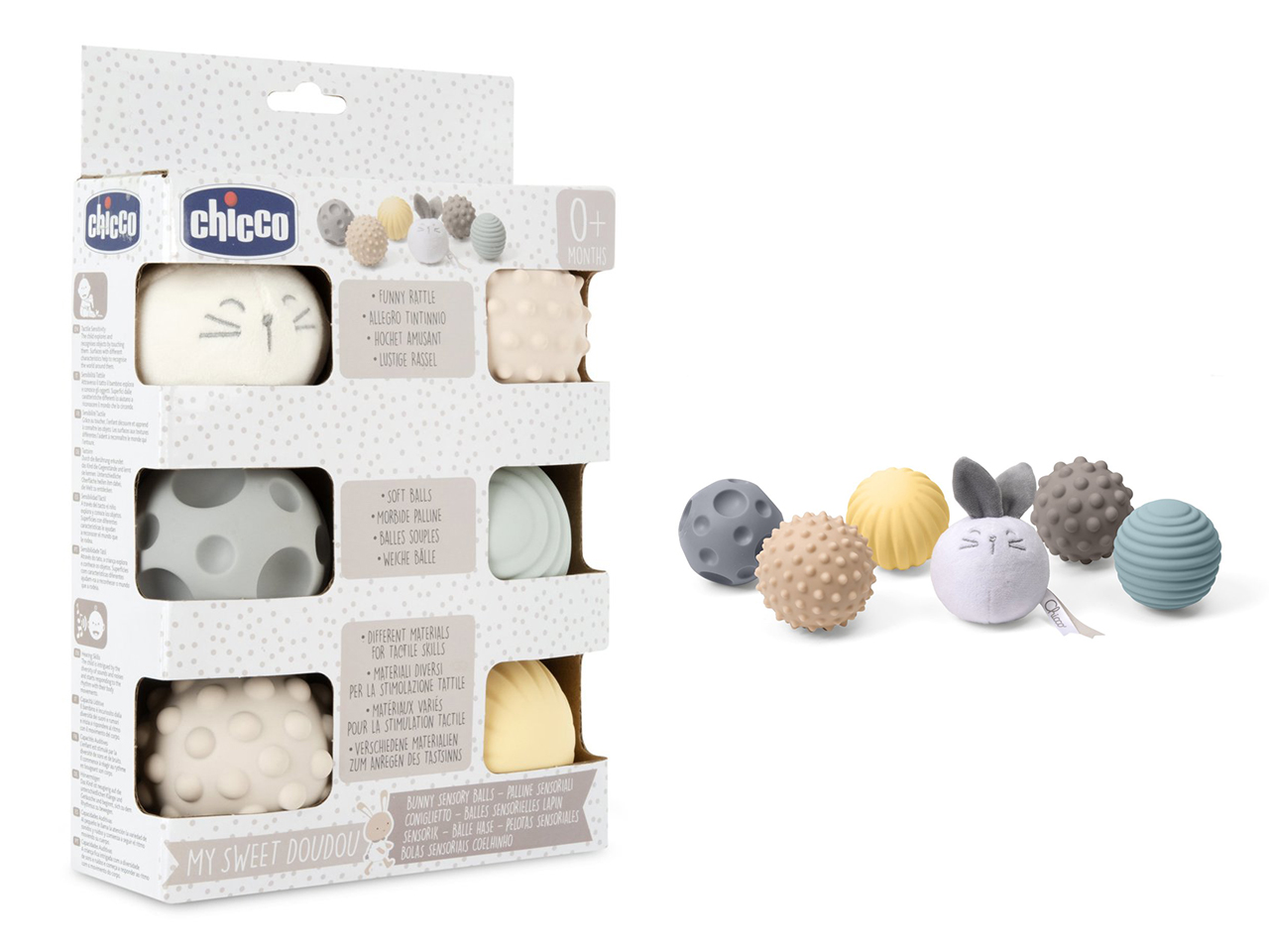 CHICCO PALLINE SENSORIALI CONIGLIO 00012541000000 CHICCO PALLINE SENSORIALI CONIGLIO 00012541000000