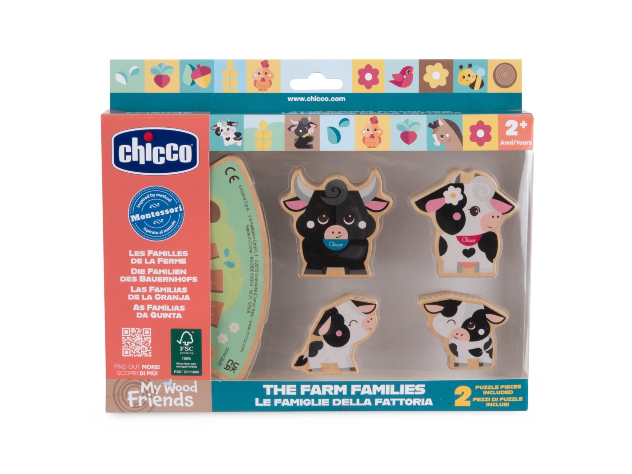 CHICCO LEGNO SET FAMIGLIA MUCCHE 00012668700000 CHICCO LEGNO SET FAMIGLIA MUCCHE 00012668700000