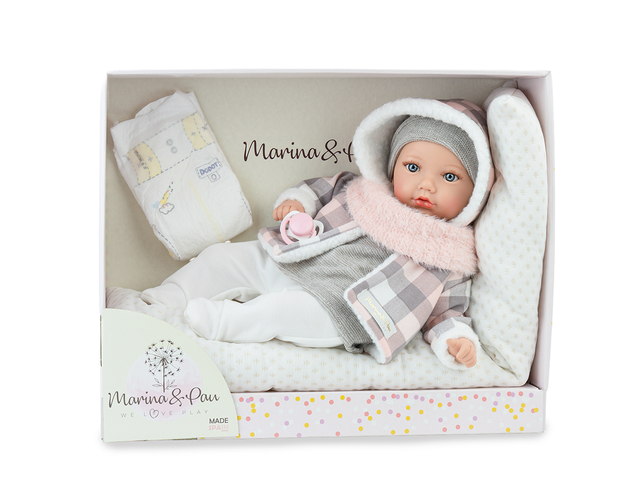 BAMBOLA REBORN NOA PINK ESTUCHE 3171