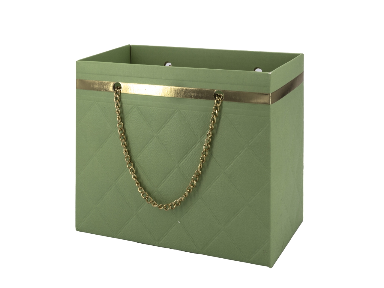 BORSETTA 18X10X15CM C/CATENA SALVIA PKBAG7 SAL