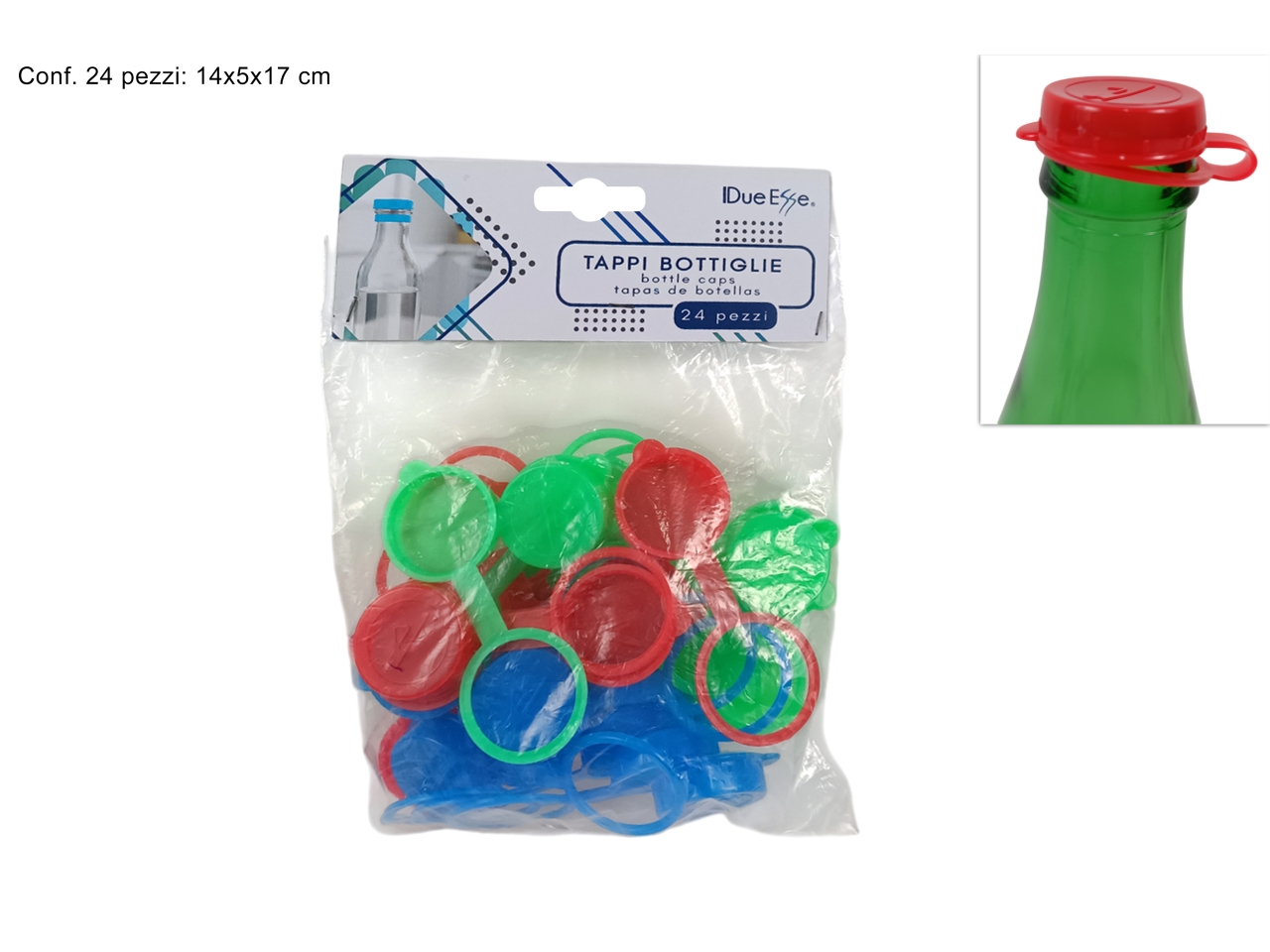 TAPPI BOTTIGLIA 24PZ IN PLASTICA DEV25020221