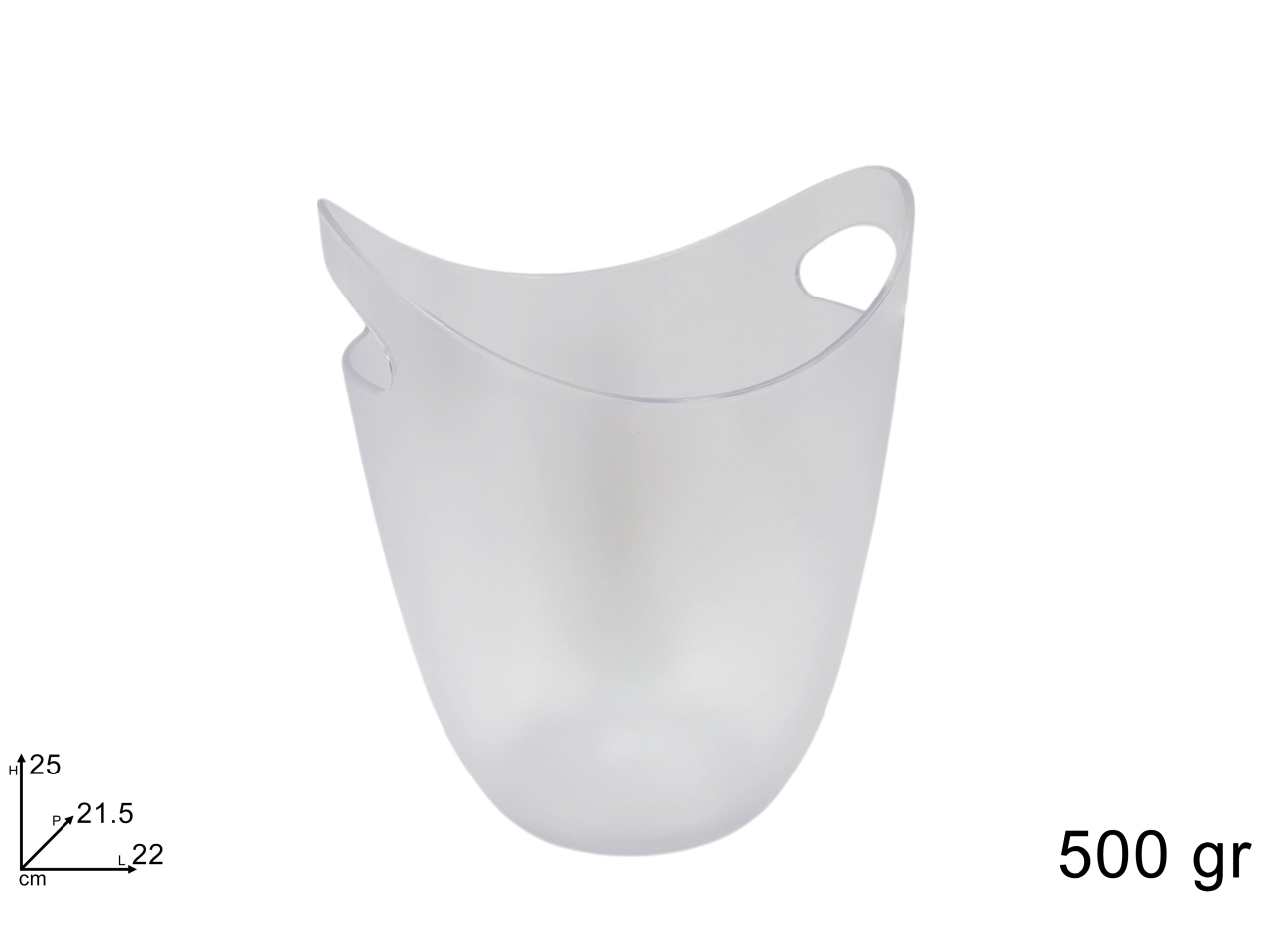 SECCHIELLO PORTAGHIACCIO TRASPARENTE DEV25010081