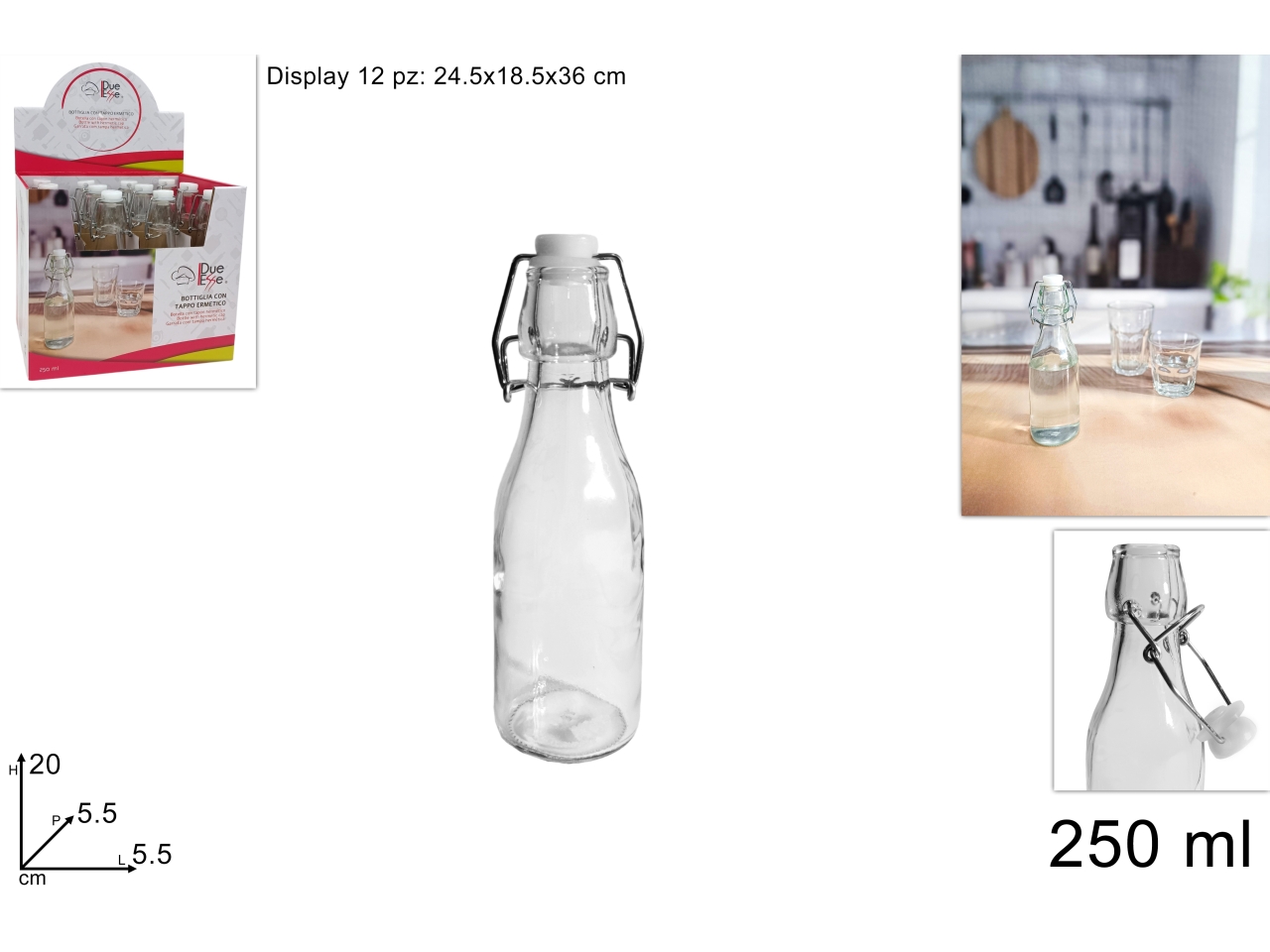 BOTTIGLIA 250ML C/TAPPO DEV24004281