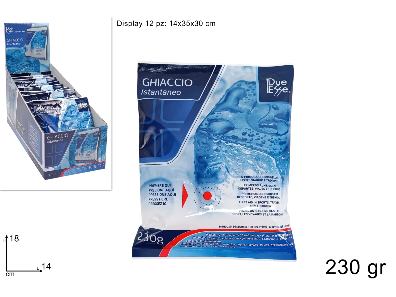 GHIACCIO ISTANTANEO MONOUSO 230GR DEV25008911