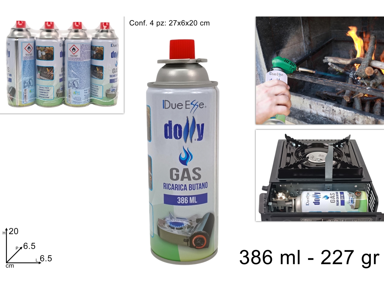 BOMBOLETTA GAS 386ML PER CANNELLO DEV24009581 BOMBOLETTA GAS 386ML PER CANNELLO DEV24009581