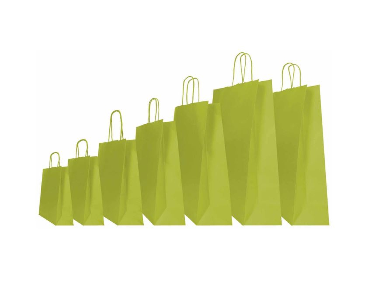 SHOPPER TWISTED VERDE FAGI. 18X8X24 310004561EB25 SHOPPER TWISTED VERDE FAGI. 18X8X24 310004561EB25