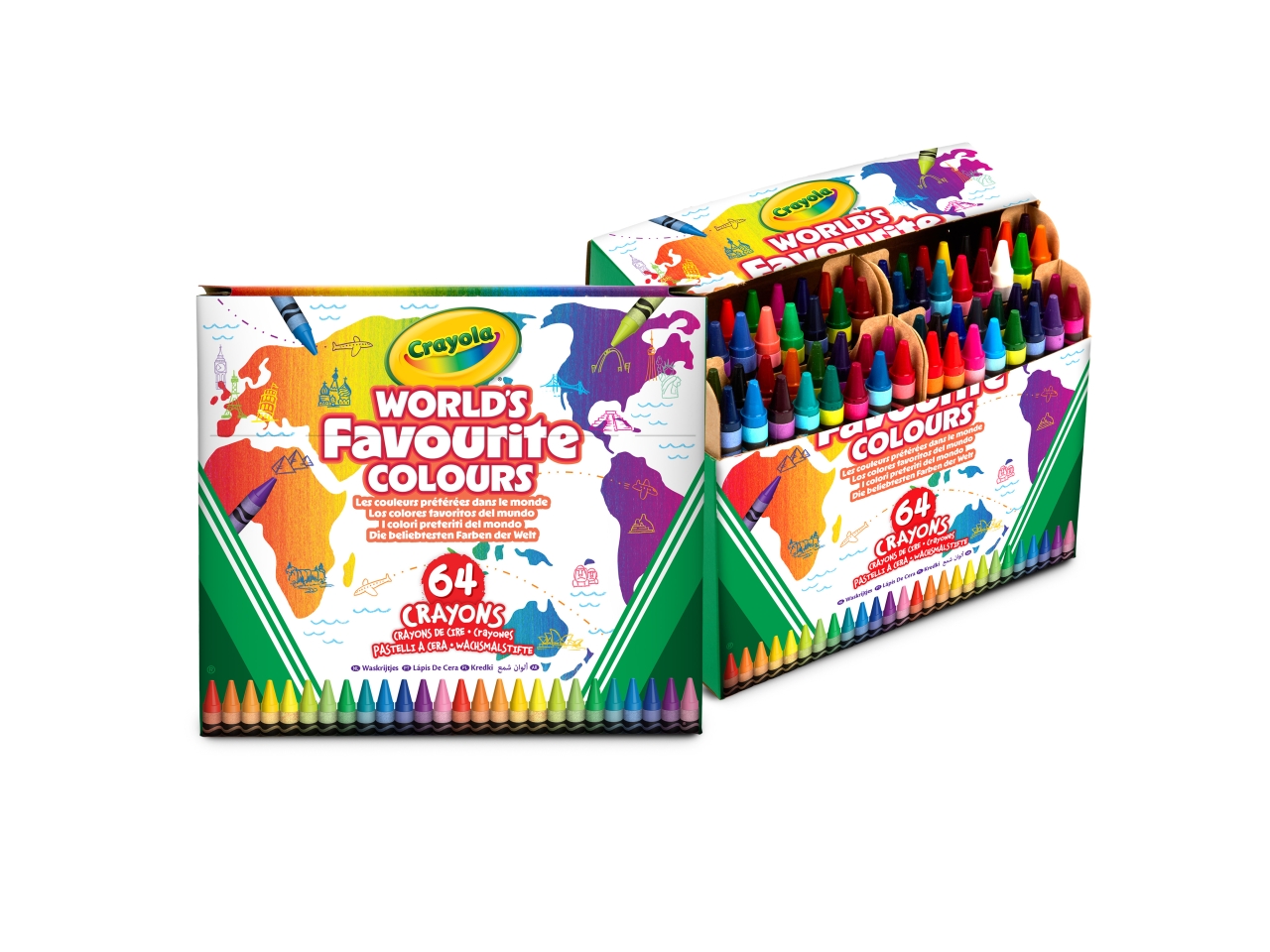 WORLD’S FAVOURITE COLOURS64 PASTELLI CERA 521552 WORLD’S FAVOURITE COLOURS64 PASTELLI CERA 521552