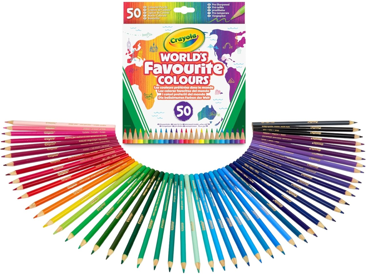 WORLD’S FAVOURITE COLOURS50 MATITE COL.687514 WORLD’S FAVOURITE COLOURS50 MATITE COL.687514
